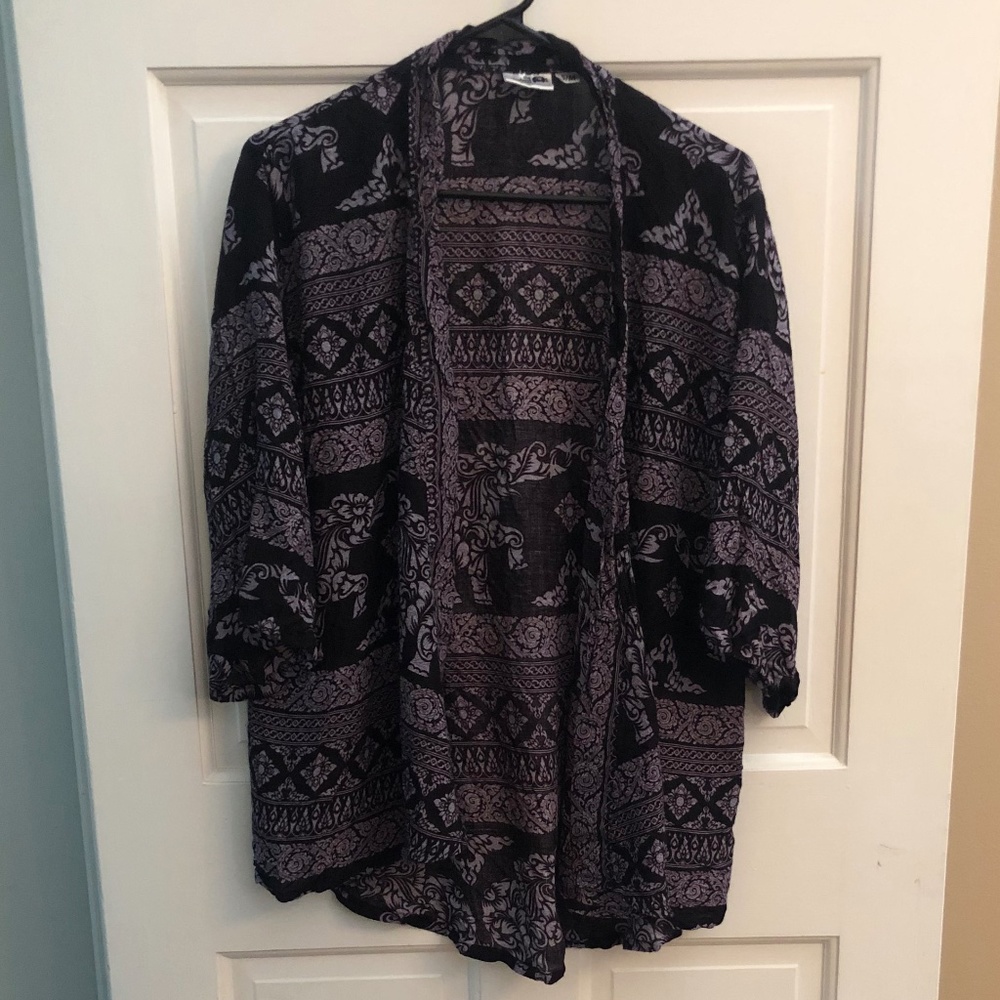 The Elephant Pants kimono black & gray S/M